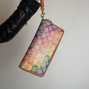 Coach Pride Special Edition Brown Leather Wallet